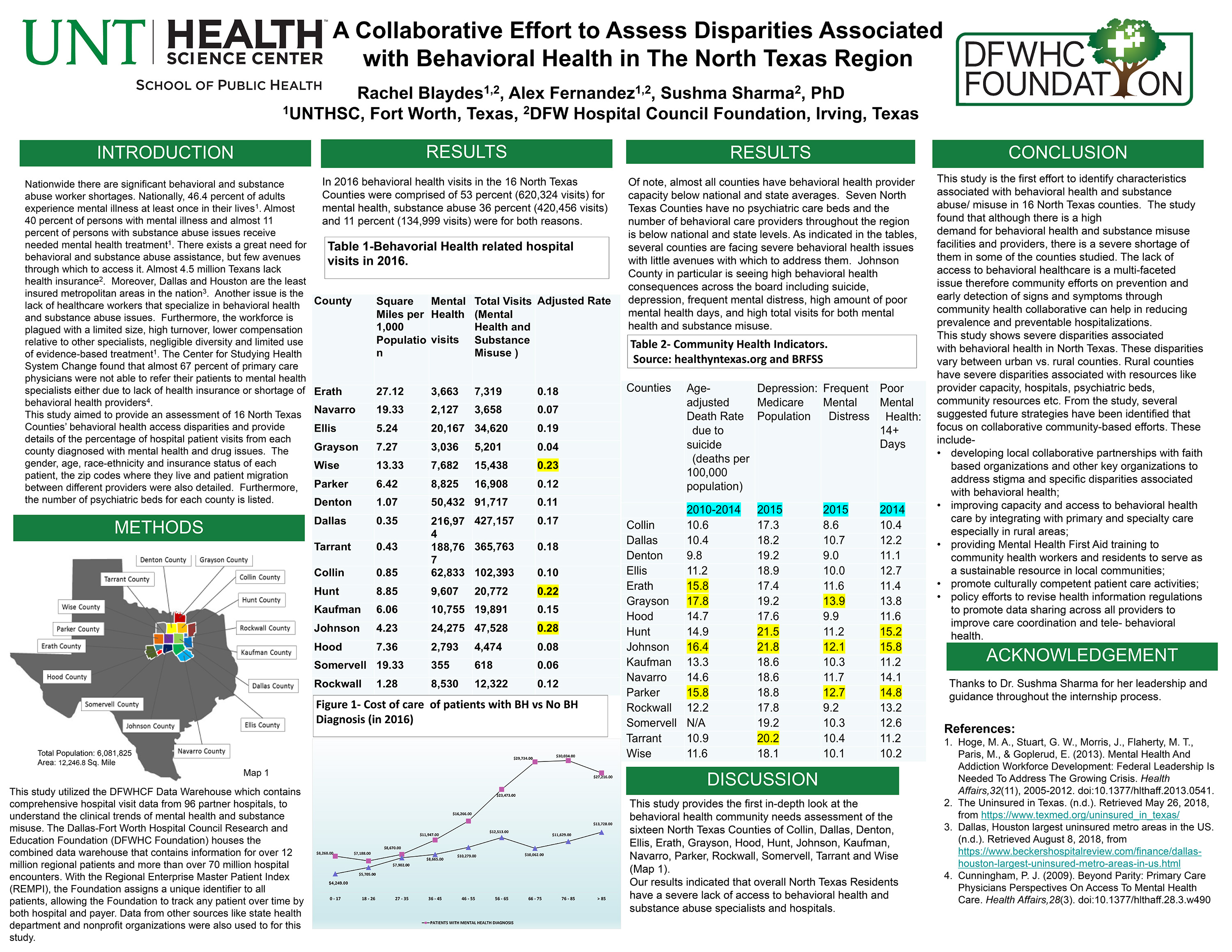 Foundation interns present study at TPHA Conference